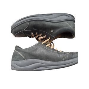 Finn Comfort Ikebukuro black 7 made in Germany lace up sneaker loafer 8141814